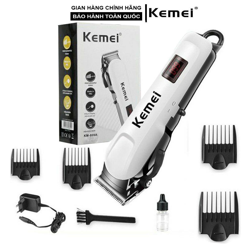 KEMEI PRO KM-809A Hớt Tóc Gia Đình, Trẻ Em, Máy Cắt Tóc Đa Năng Chuyên Nghiệp tăng đơ cắt tóc