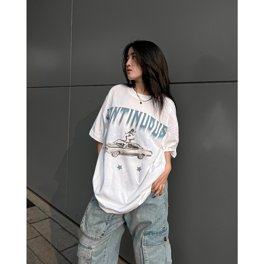 Áo thun Continuous - CTNS - STAR/ white