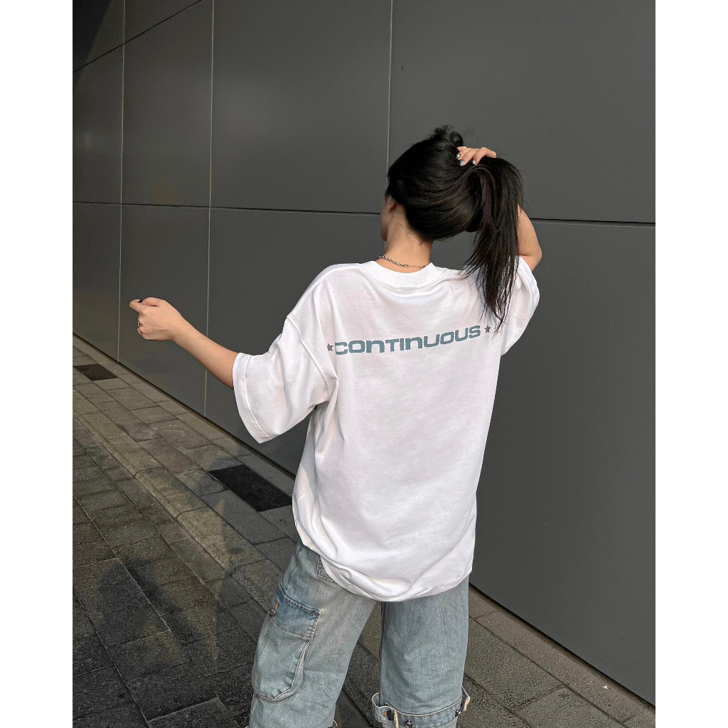 Áo thun Continuous - CTNS - STAR/ white