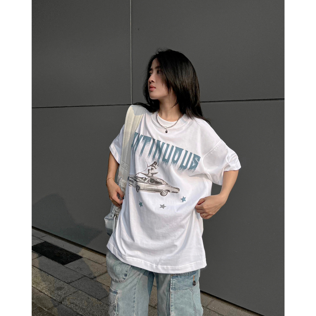 Áo thun Continuous - CTNS - STAR/ white