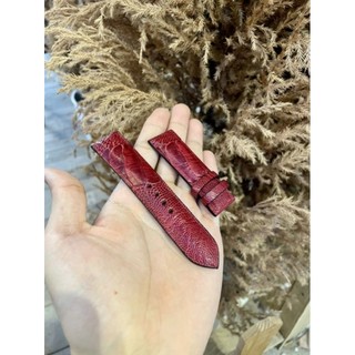 Dây Đồng Hồ full size da đà điểu chọn đẳng cấp chế tác thủ công 100%