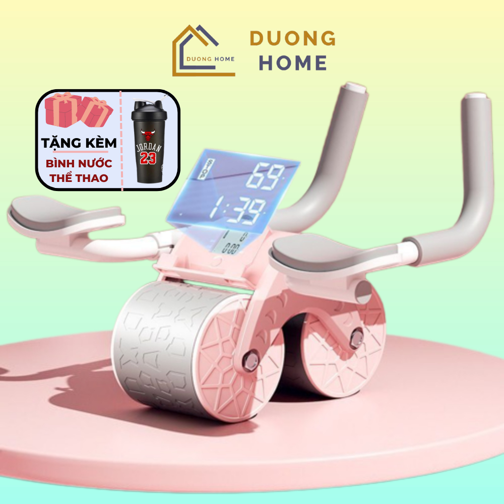 Con Lăn Tập Bụng Trợ Lực HIFIT Thế Hệ Mới Có Đệm Hỗ Trợ Khuỷu Tay Tặng Kèm Miếng Lót Chân