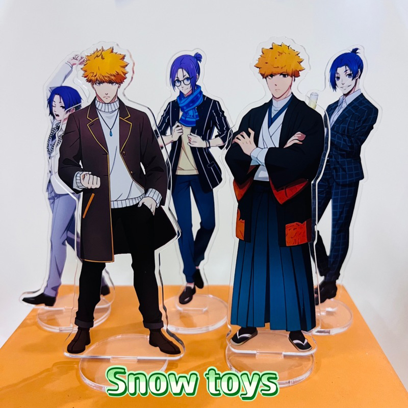 Mô Hình Tượng Standee Acrylic Mica 2 mặt - Blue Lock - Meguru Hyouma Yoichi Jingo Wataru Rensuke - 17cm