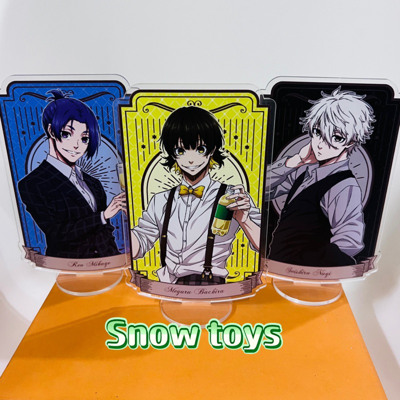 Mô Hình Tượng Standee Acrylic Mica 2 mặt - Blue Lock - Meguru Hyouma Yoichi Jingo Wataru Rensuke - 17cm