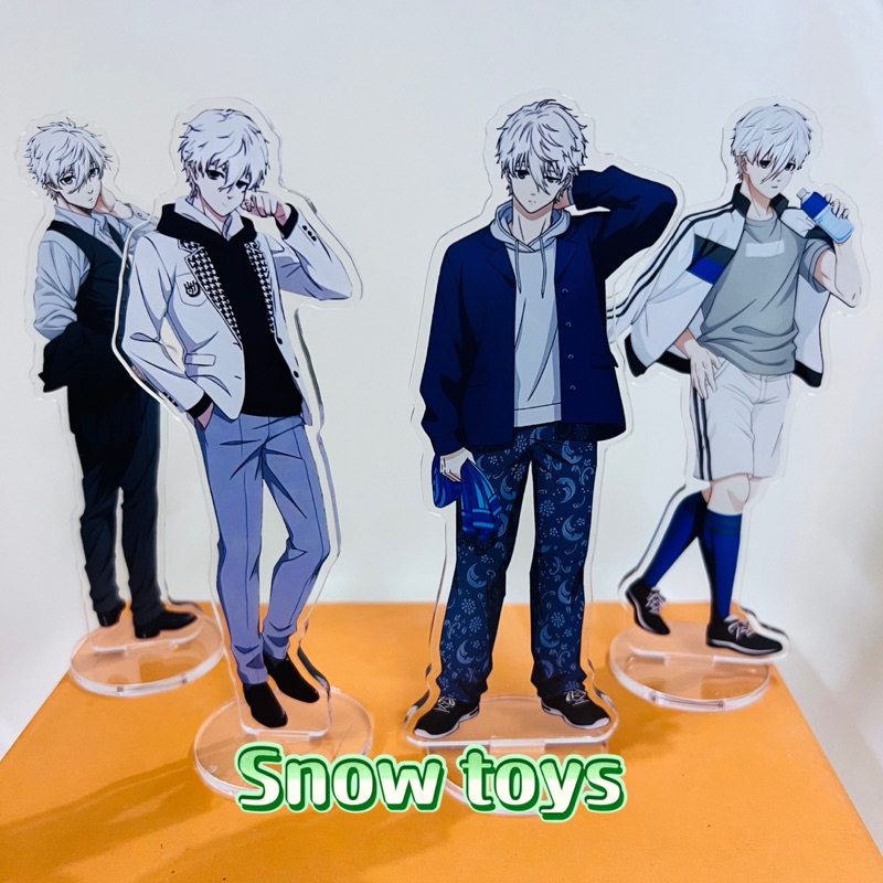 Mô Hình Tượng Standee Acrylic Mica 2 mặt - Blue Lock - Meguru Hyouma Yoichi Jingo Wataru Rensuke - 17cm