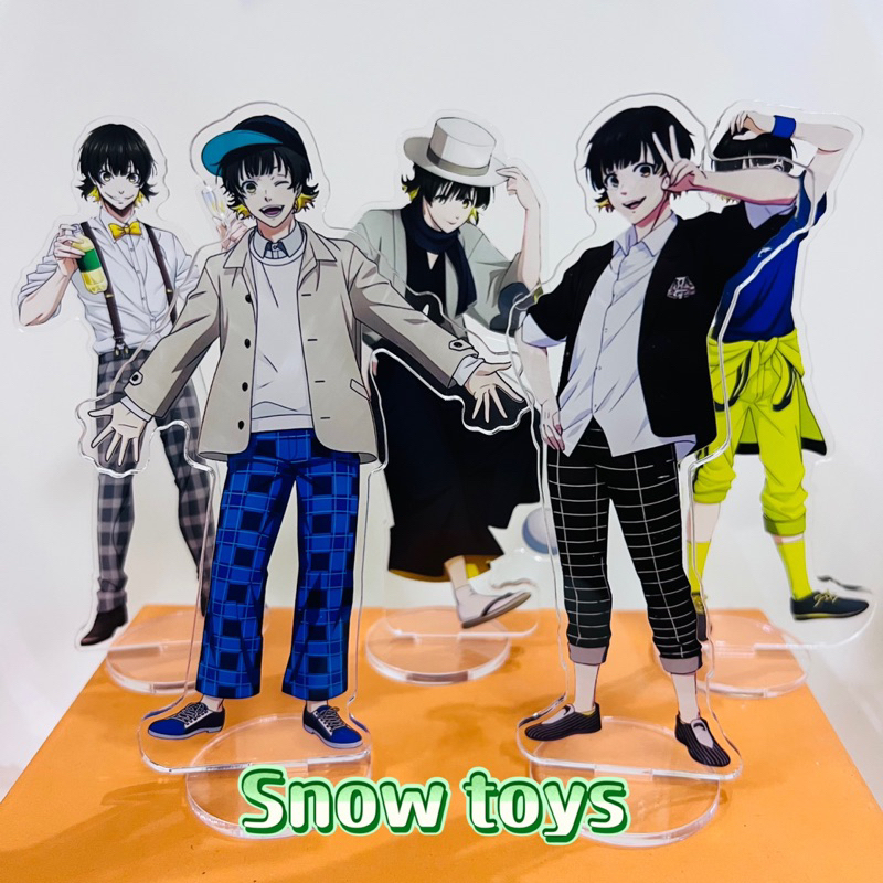 Mô Hình Tượng Standee Acrylic Mica 2 mặt - Blue Lock - Meguru Hyouma Yoichi Jingo Wataru Rensuke - 17cm