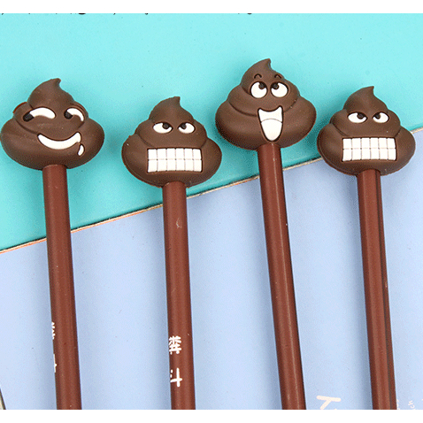 Bút hình shit dễ thương, bút gel hình độc đáo