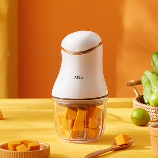 Máy xay ăn dặm cho bé SEKA 6 lưỡi dao, Máy xay thịt mini sử dụng cối thủy tinh kháng khuẩn dung tích 300ml
