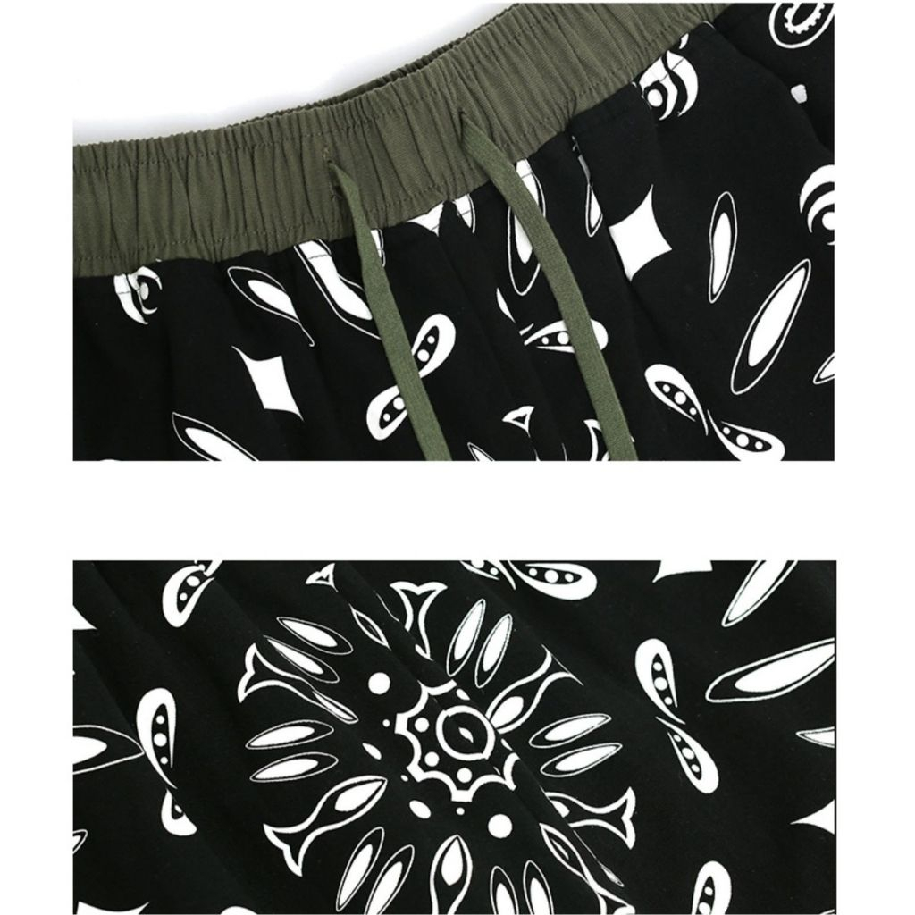 Quần short nam SANVADIO quần đùi nam form rộng basic họa tiết độc lạ badana phong cách hàn quốc QS400