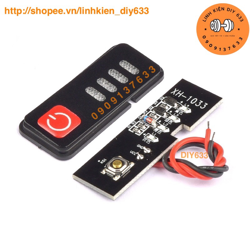 Bộ Mạch led 18v báo pin  Makita kèm nhựa decal dán