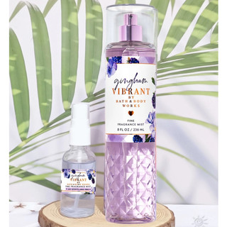 Xịt thơm gingham vibrant bath and bodyworks