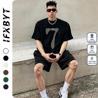 Áo thun unisex IFXBYT A2482 100% cotton dáng rộng oversize