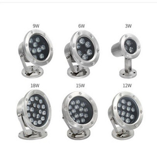 Đèn led âm nước dạng chân đế hắt ip 68 chiếu sáng sân vườn, hồ cá koi 12/24vac