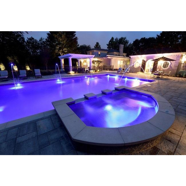 Đèn LED âm nước dạng chân đế hắt IP 68 chiếu sáng sân vườn, hồ cá Koi 12/24VAC