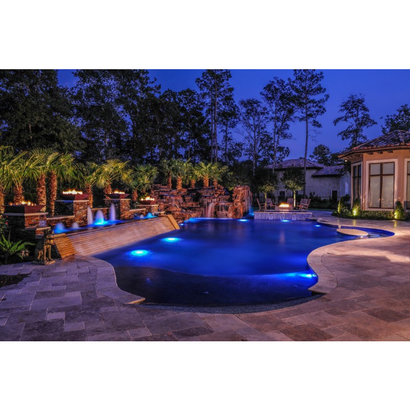 Đèn LED âm nước dạng chân đế hắt IP 68 chiếu sáng sân vườn, hồ cá Koi 12/24VAC