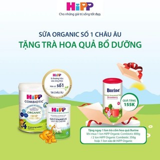 [MUA 1 TẶNG 1] Sữa Hipp số 2 800g tặng 1 hộp trà Hipp