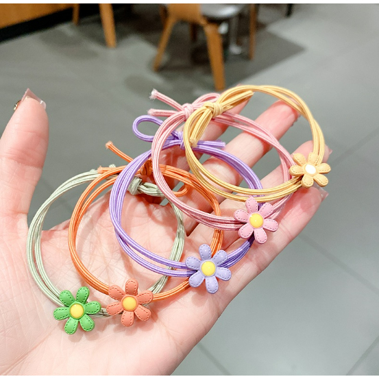 Dây buộc tóc hoa cúc nhỏ