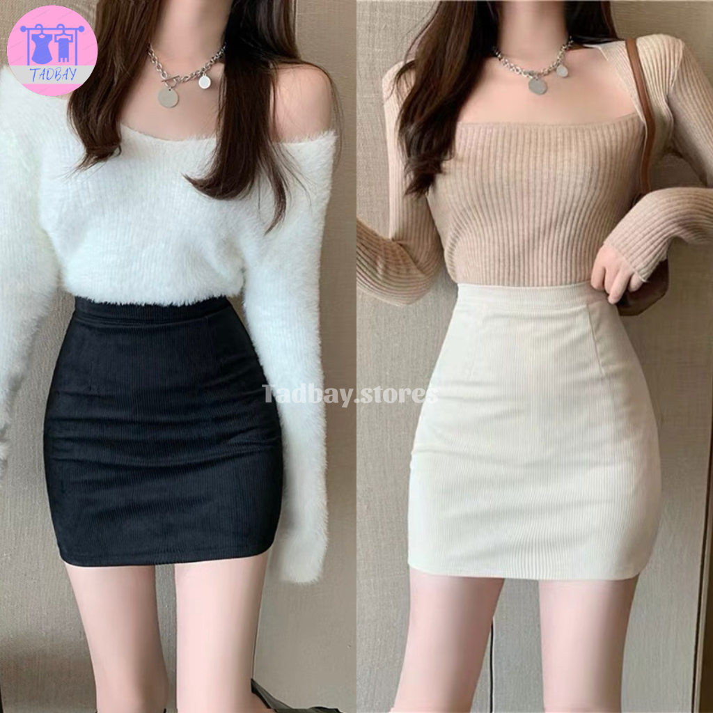 Chân Váy chữ A Ngắn TADBAY Ôm Dáng Có Quần Chống Lộ CV025