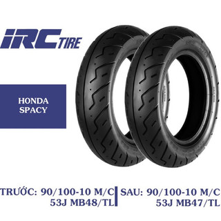 Vỏ Xe SPACY chính hãng IRC MB48 90/100-10 TL loại không dùng ruột
