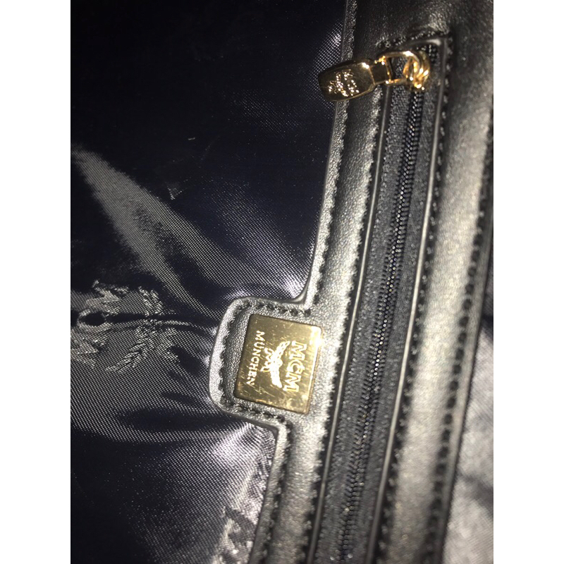 Balo mcm đen hãng sx hàn 35cm