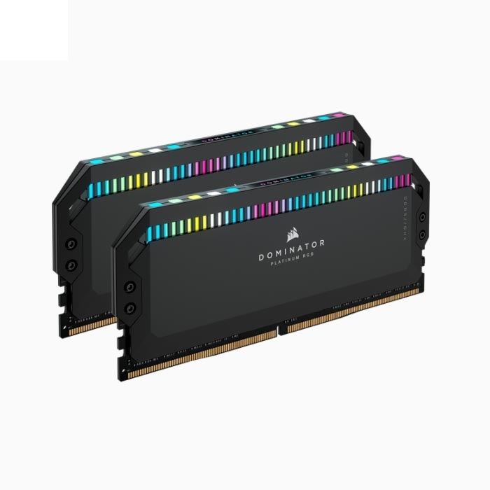 RAM Corsair DOMINATOR PLATINUM RGB 64GB (2x32GB) DDR5 5200MHz Black (CMT64GX5M2B5200C40)