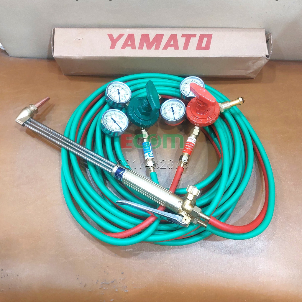 Bộ cắt gió đá YAMATO (cắt oxy-gas), dây 10-15m, có van chống cháy