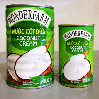 Nước cốt dừa wonderfarm- lọ 400ml/160ml