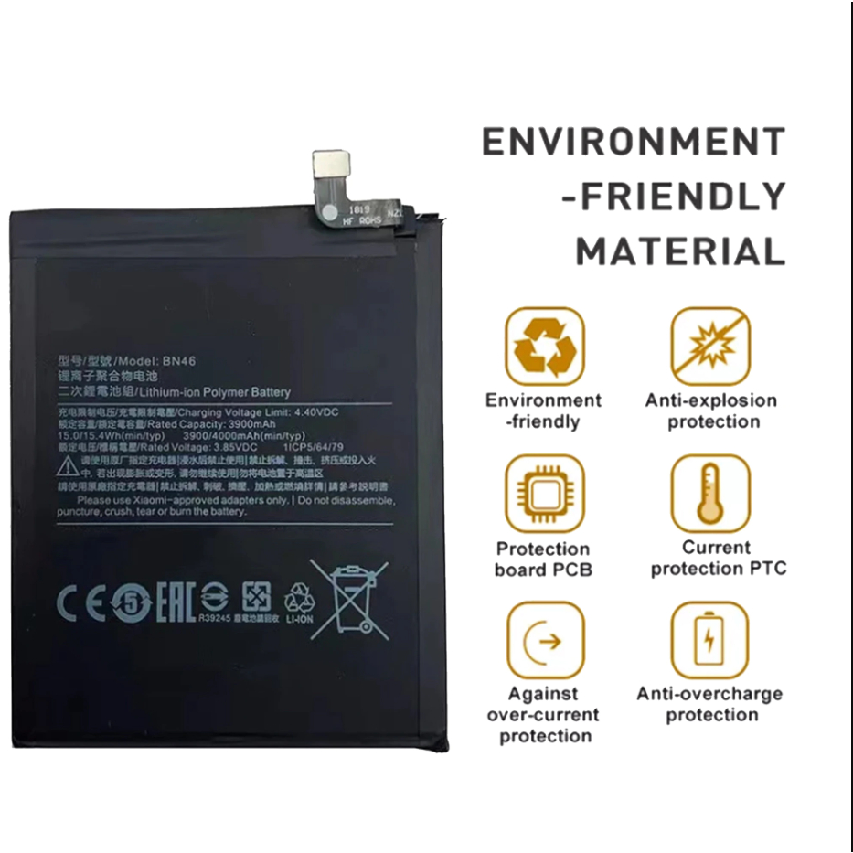 Pin Xiaomi Redmi 7 BN46 4000mAh | Tặng kèm tools