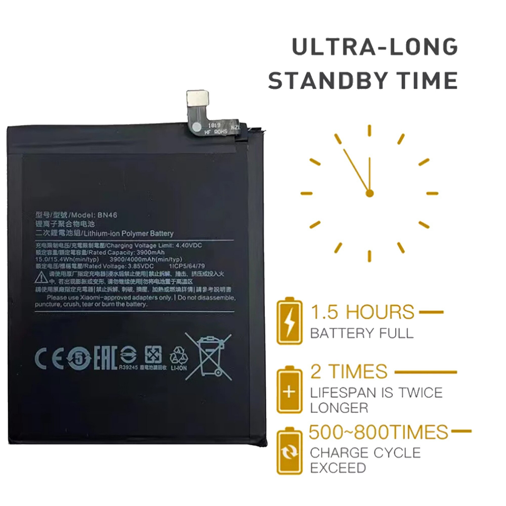 Pin Xiaomi Redmi 7 BN46 4000mAh | Tặng kèm tools