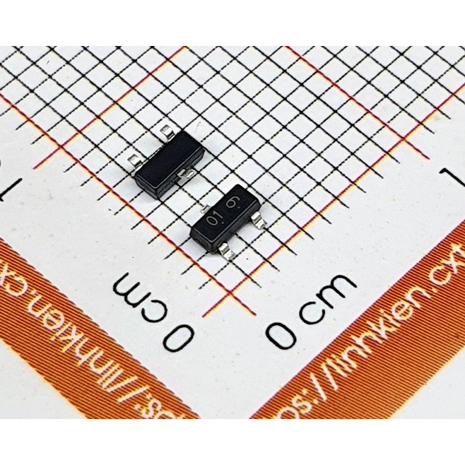 LP2301LT1G MOSFET P Channel 20V 2.3A SOT-23