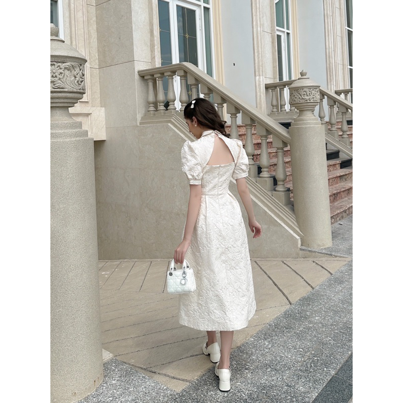 Jennifer Dress - váy sơ mi hở lưng dáng dài SEDUISANT.REV