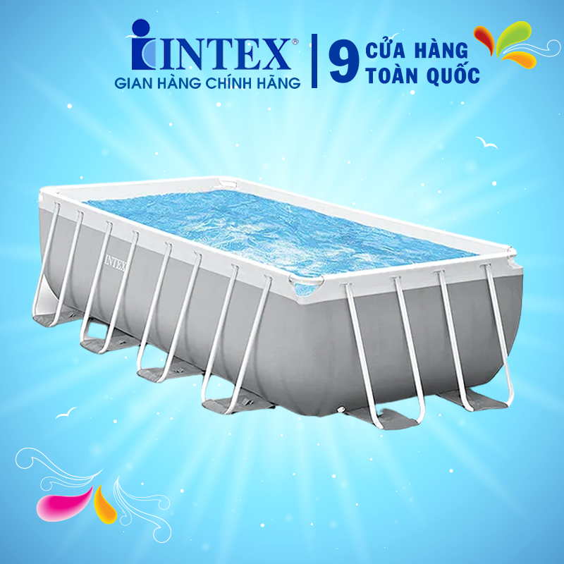 Bể bơi khung kim loại chịu lực 4m INTEX 26788