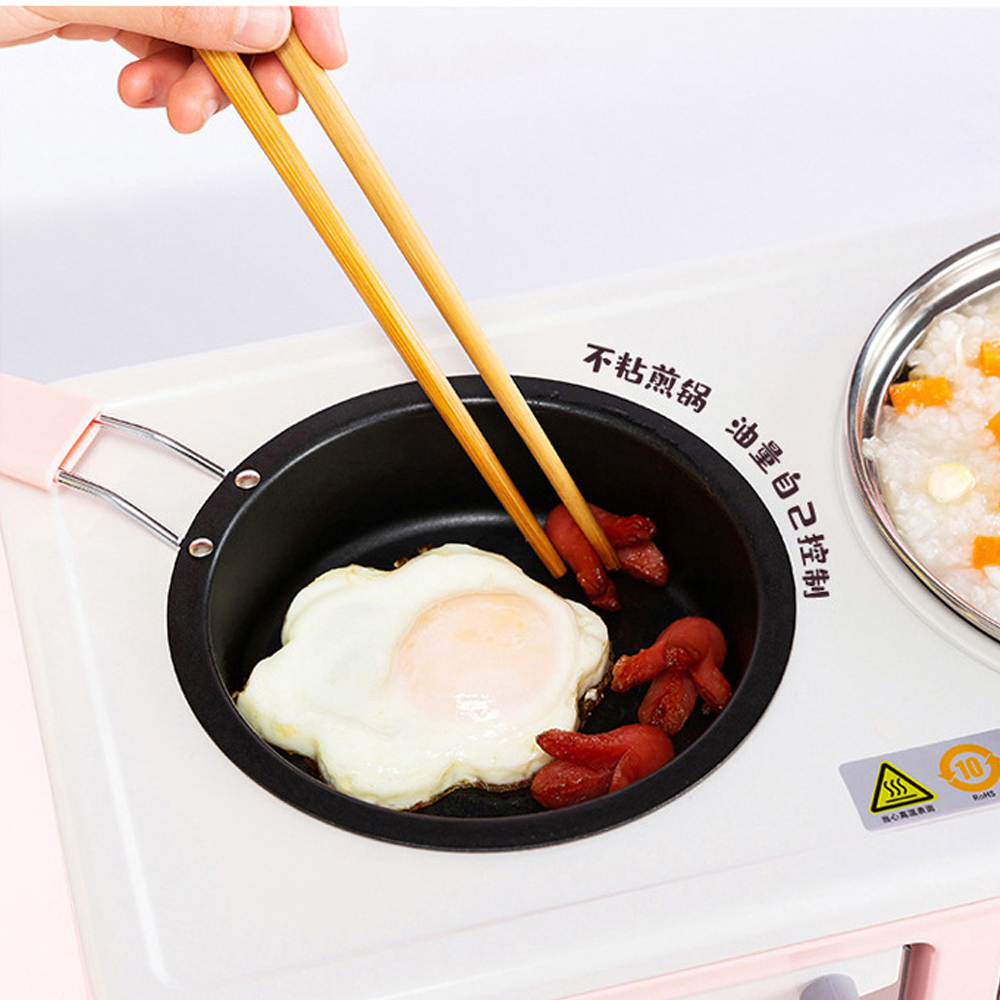 Máy Nướng Bánh Mì Sandwich Màu Hồng 4in1 Tích hợp Đun, Hấp, Chiên rán, Lò vi sóng