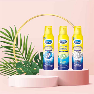 Xịt Khử Mùi Hôi Chân & Giày Dép Scholl Fuss - Hiệu Quả Lâu Dài Chống Vi Khuẩn (150ml)