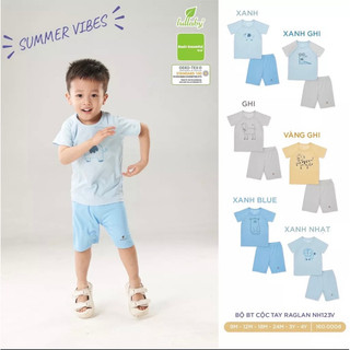 { xả kho] bộ cộc tay lullaby cho bé từ 6m-4y