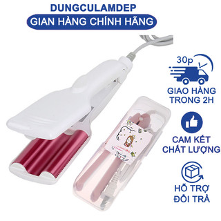 Máy uốn tóc sóng nước Hàn quốc LC1029+ Tặng Máy là duỗi tóc mini có hộp đựng