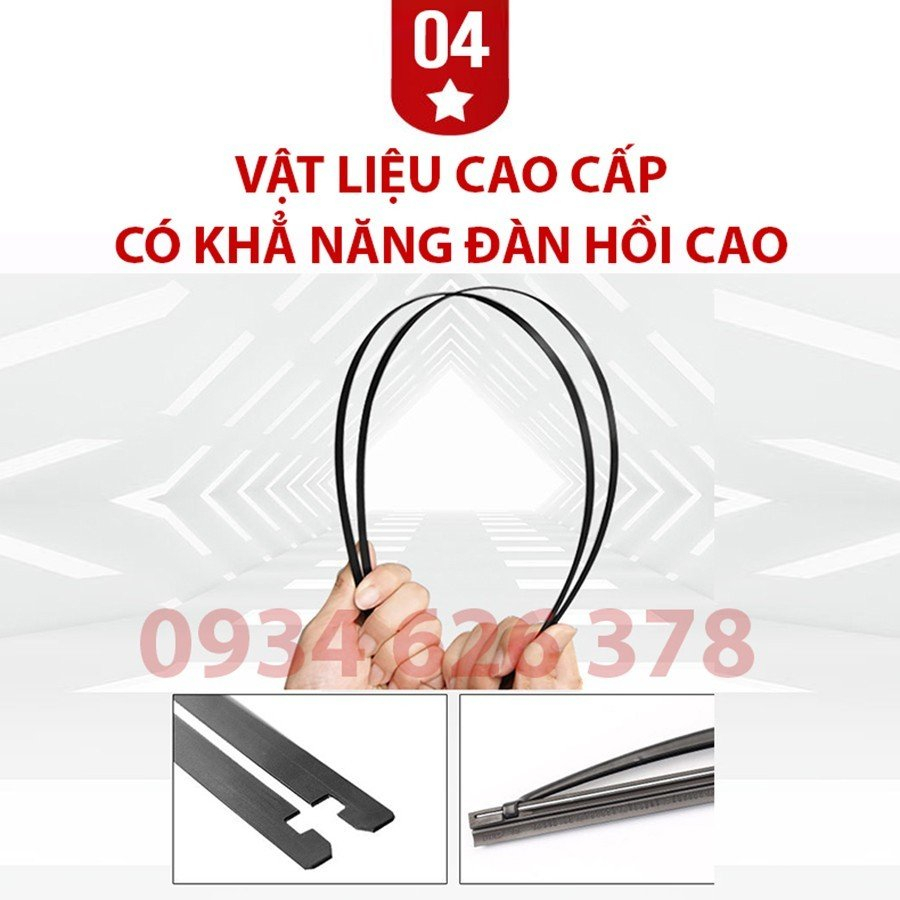 [HONDA CR-V] 1 Cặp cần gạt mưa khung xương, chổi gạt mưa xe HONDA CR-V