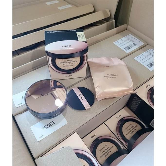 Phấn Cushion Clio Kill Cover Founwear XP 1 hộp tặng kèm 1 lõi
