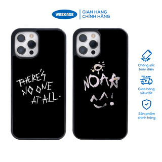 Ốp lưng iPhone viền đen, trắng chống sốc chống va đập Weekase in hình N.O.A.A - Màu in cực bền