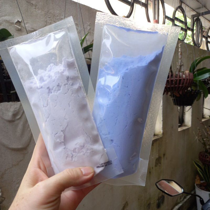 Bột Tẩy Tóc Collagen 100g.Xanh.tím