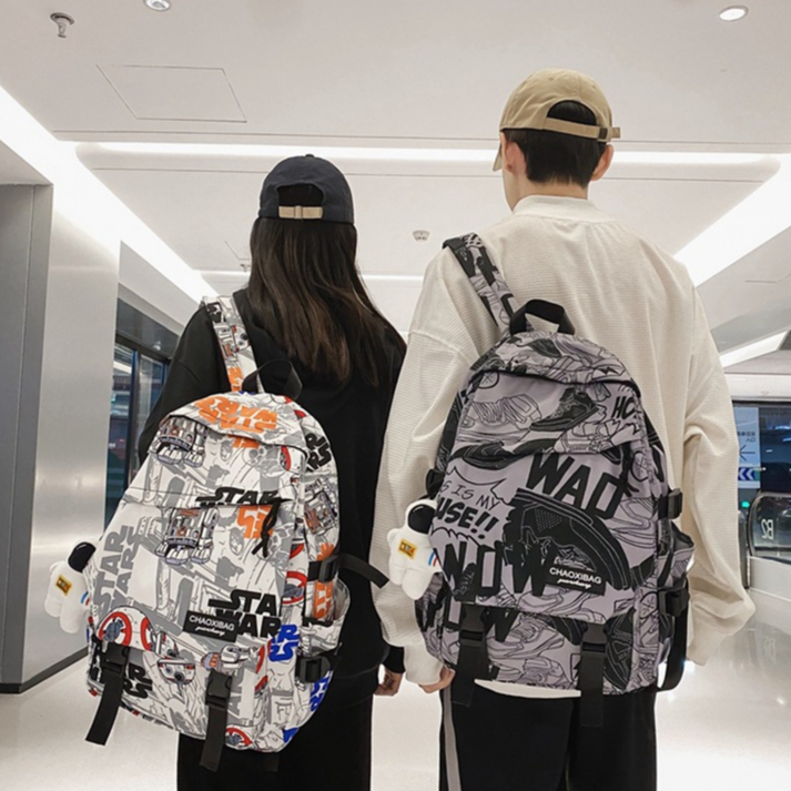 Balo Ulzzang Hàn Quốc Nam và Nữ Thời Trâng - Ba Lô Đi Học, Đi Chơi, Du Lịch Cá Tính Đựng Vừa Laptop 2023