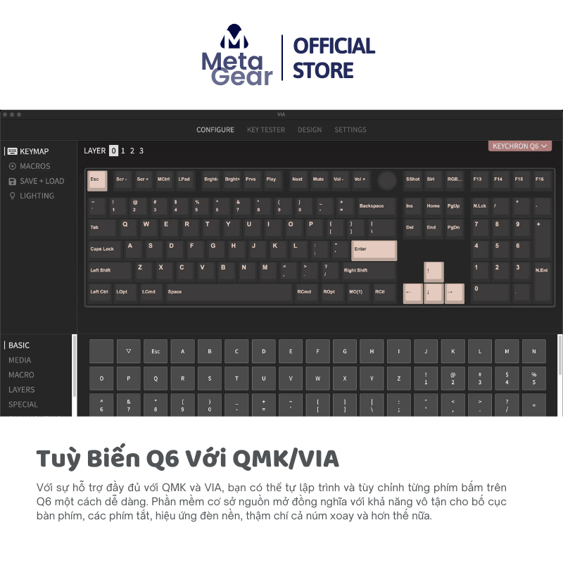 Bàn Phím Cơ Keychron Q6 - Bàn Phím Custom QMK/VIA Fullsize 100%