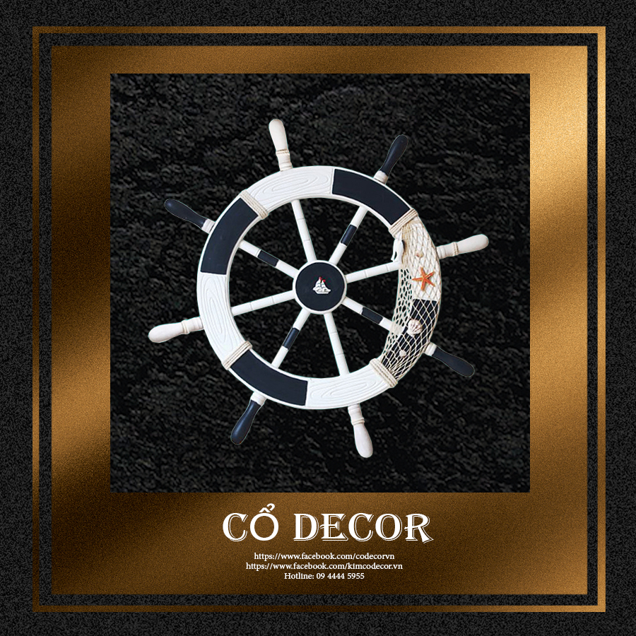 Bánh lái zakka biển trang trí