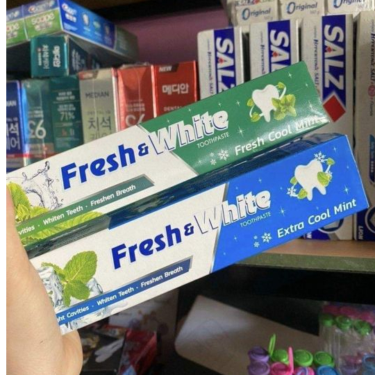 Kem Đánh Răng Lion Fresh & White 160g