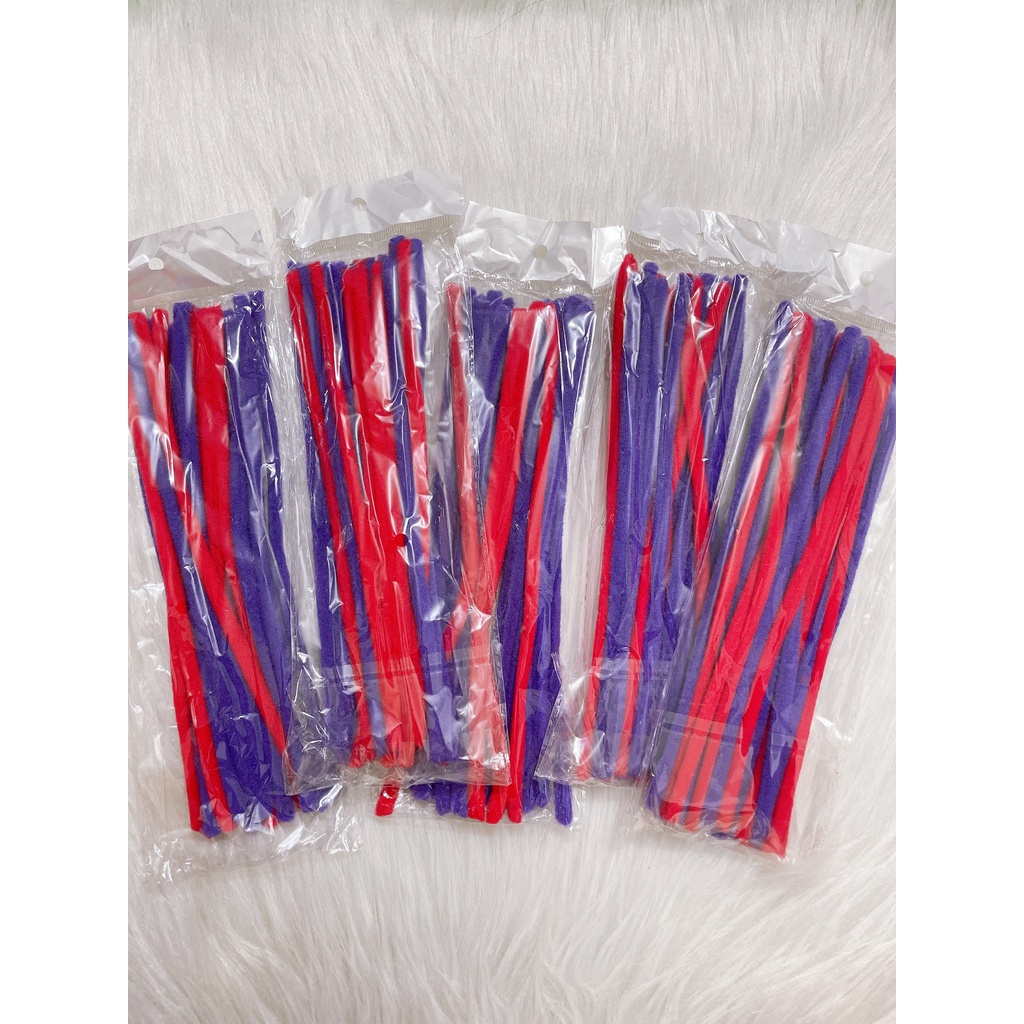 Dây kẽm nhung sợi to uốn tóc con sâu dài 25cm
