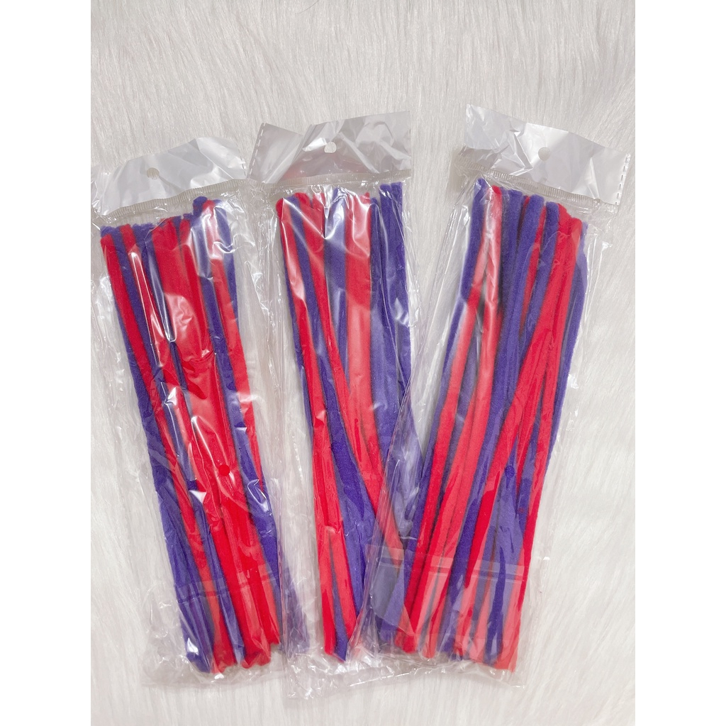 Dây kẽm nhung sợi to uốn tóc con sâu dài 25cm