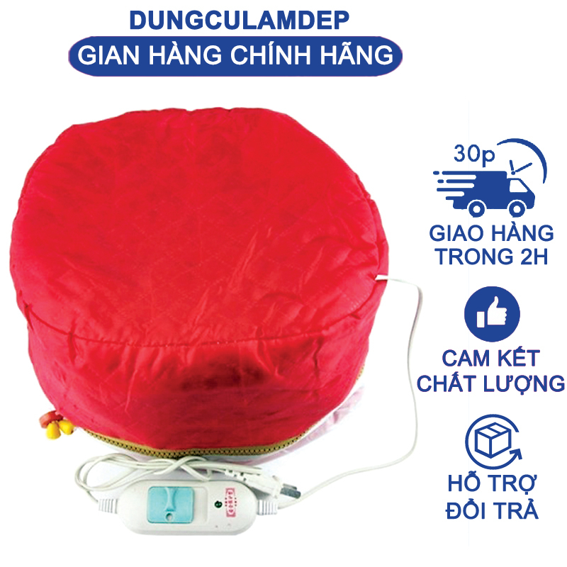 Mũ hấp tóc cá nhân (Màu đỏ)