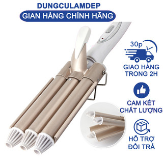 MÁY UỐN TÓC SÓNG NƯỚC MÁY UỐN XOĂN PRO 3 TRỤC CAO CẤP