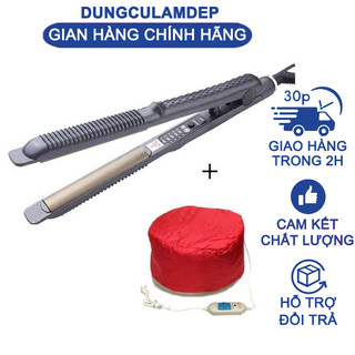 Máy Tạo kiểu tóc 5 mức chỉnh nhiệt RUIDA+ Tặng mũ hấp dầu tại nhà( Khách chọn kiểu)