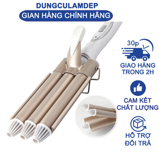 Máy làm xoăn, bấm sóng nước 3 trục KEMEI cao cấp